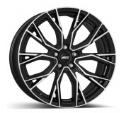 AEZ Toronto dark 7,5x18 5x112 ET50 černý lak/leštěná čelní plocha