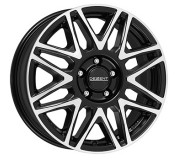 DEZENT KH dark 6x16 5x120 ET57 černý lak/leštěná čelní plocha