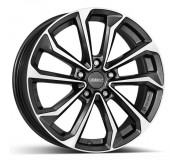 DEZENT KS dark 6,5x16 5x114,3 ET50 šedostříbrný lak/leštěná čelní plocha