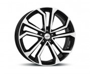 DEZENT TA dark 7x17 5x114,3 ET48.5 černý lak/leštěná čelní plocha