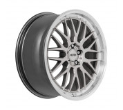 DOTZ Bilbao blaze 7x17 4x100 ET25 Silver/polished lip