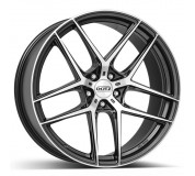DOTZ LagunaSeca dark 10x20 5x120 ET40 šedostříbrný lak/leštěná čelní plocha