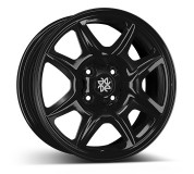 Plechový disk Alcar Stahlrad-KFZ 04 black 6,5x16 4x100 ET43 CB60