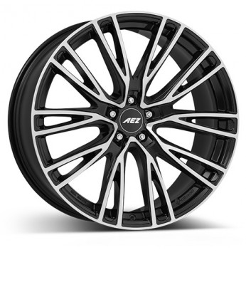 AEZ Seattle dark 9x21 5x112 ET26 černý lak/leštěná čelní plocha