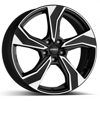 DEZENT KB dark 7,5x18 5x112 ET25 černý lak/leštěná čelní plocha