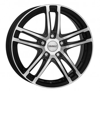 DEZENT TZ dark 6x15 5x112 ET43 černý lak/leštěná čelní plocha