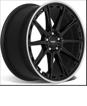 DOTZ Sonoma dark 8x19 5x112 ET46 Black matt/polished lip