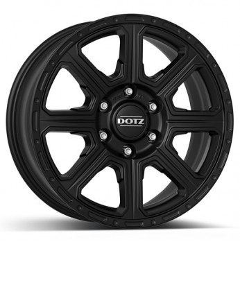 DOTZ 4X4 Kalahari black 8x18 6x139,7 ET34 černý matný lak