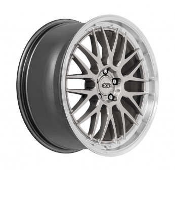 DOTZ Bilbao blaze 9,5x19 5x112 ET35 Silver/polished lip