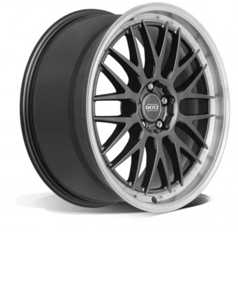 DOTZ Bilbao dark 9x20 5x112 ET26 Gunmetal/polished lip