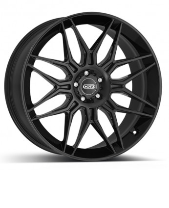 DOTZ LongBeach black 10,5x22 5x130 ET47 černý lak