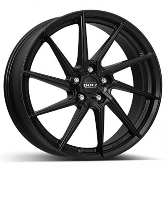 DOTZ Spa black 7,5x17 5x112 ET48 černý matný lak