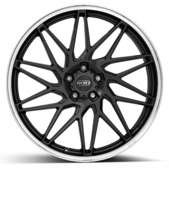 DOTZ Tanaka dark 9x21 5x112 ET40 Gunmetal/polished lip