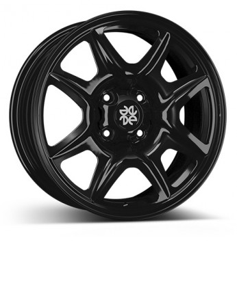 Plechový disk Alcar Stahlrad-KFZ 04 black 6,5x16 4x100 ET43 CB60